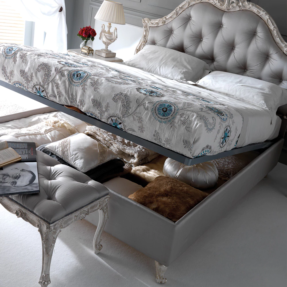 Button-Upholstered-Italian-Storage-Bed - Image 2