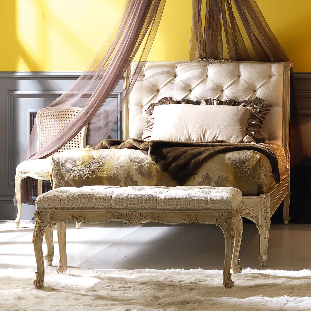 Curved-Ornate-Italian-Button-Upholstered-Single-Bed