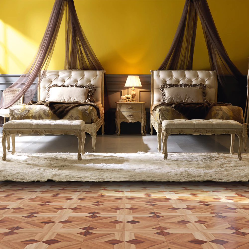 Curved-Ornate-Italian-Button-Upholstered-Single-Bed - Image 5