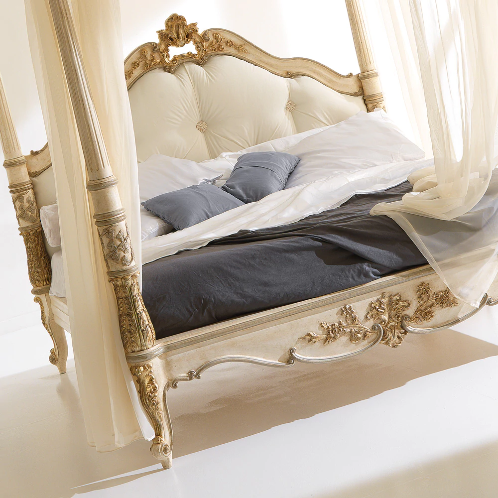 High-End-Italian-Designer-Four-Poster-Bed - Image 4