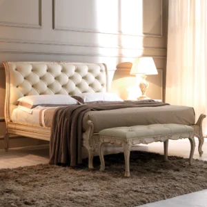 High-End-Italian-Ornate-Leather-Button-Upholstered-Bed