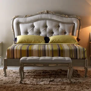 Modern-Classic-Italian-Designer-Button-Upholstered-Bed