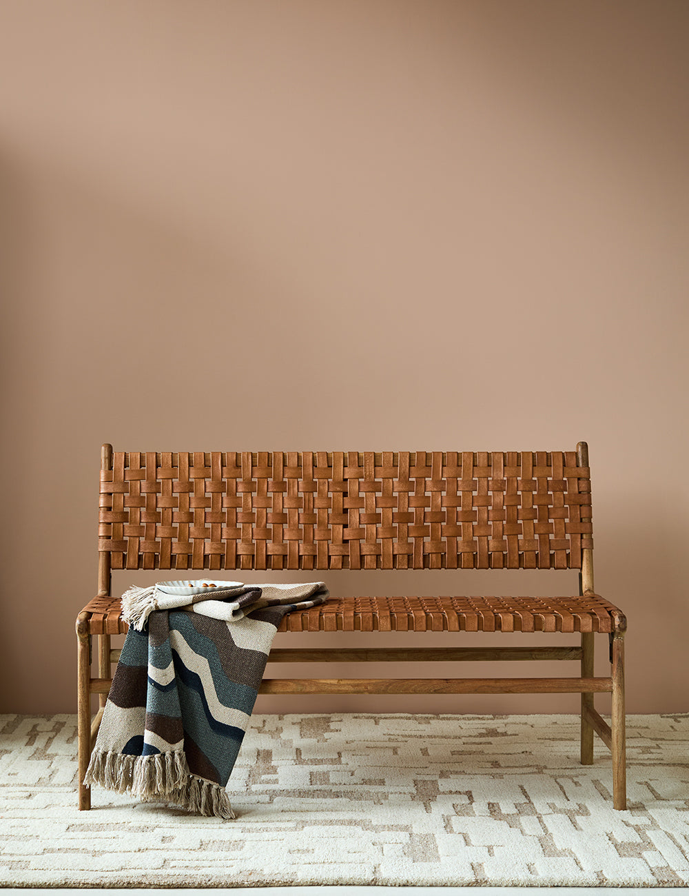 Nkuku-Adembi-WovenLeather-Bench