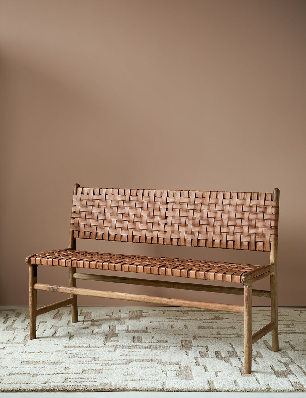 Nkuku-Adembi-WovenLeather-Bench - Image 5