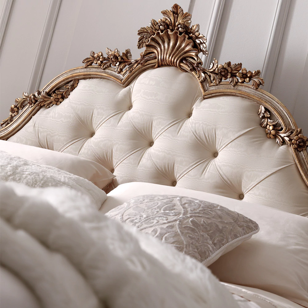 Opulent-Rococo-Button-Upholstered-Bed - Image 4