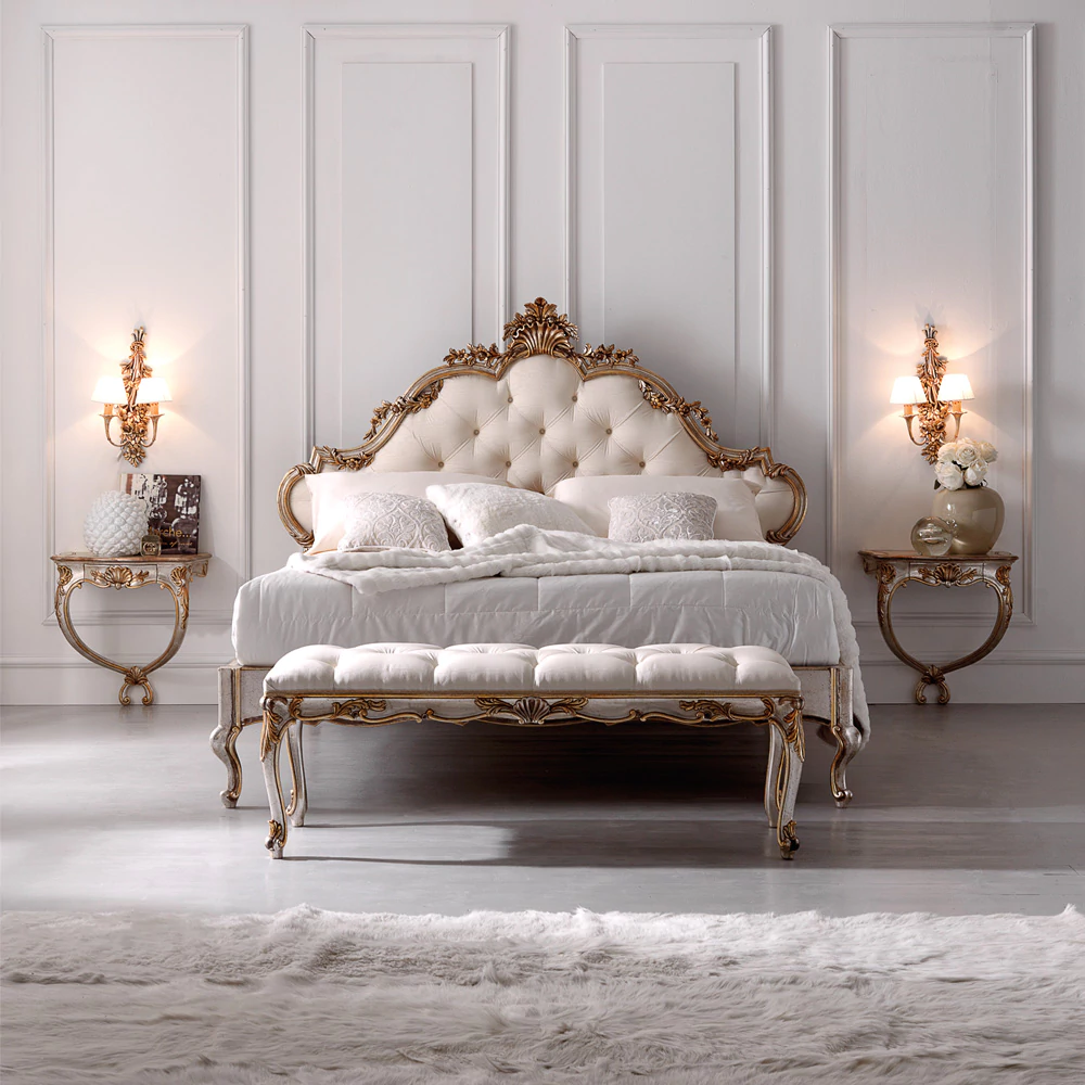 Opulent-Rococo-Button-Upholstered-Bed