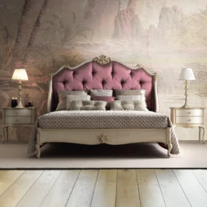 Ornate-Classic-Style-Winged-Bed