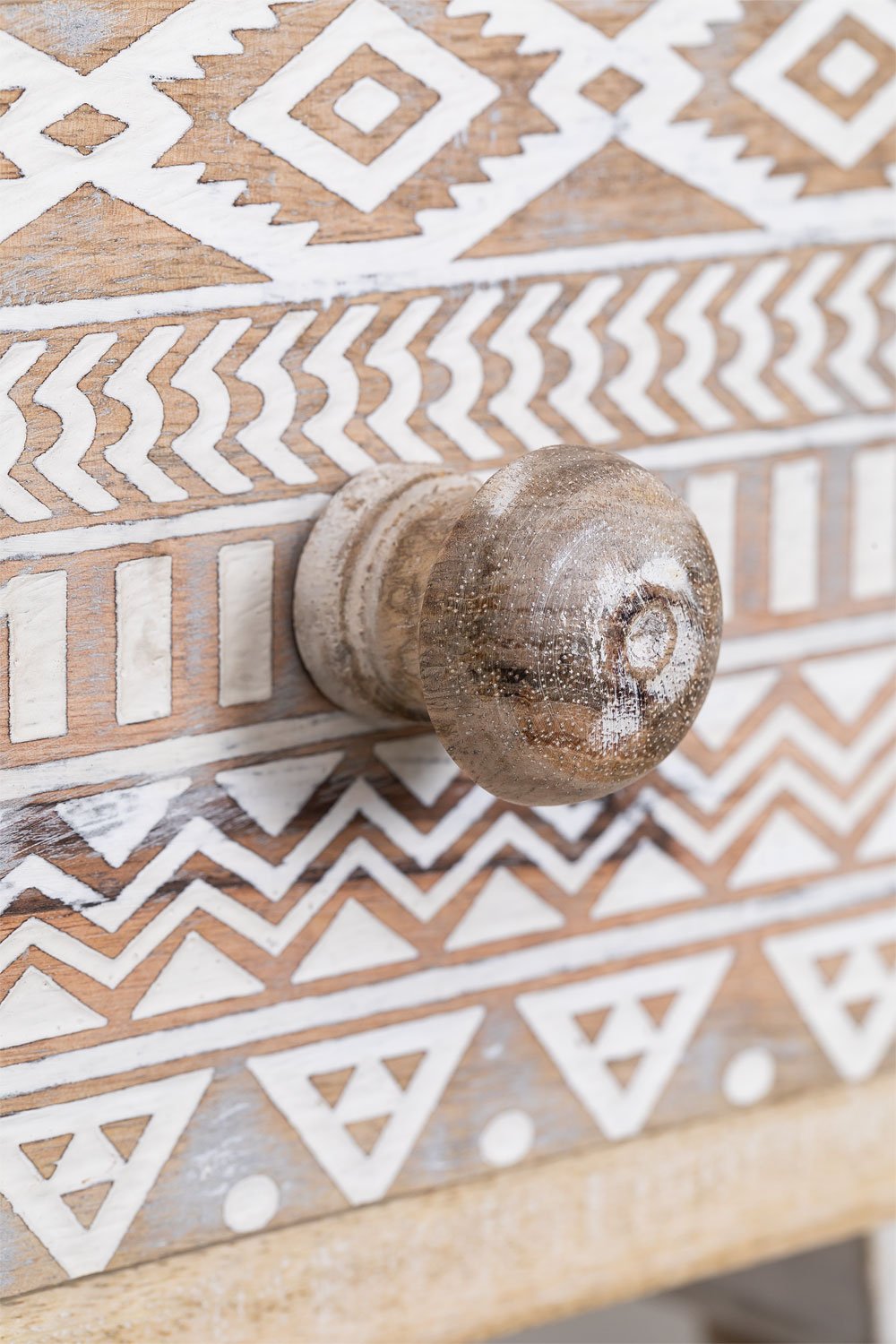 bedside-table-with-drawers-in-mango-wood-wiluna - Image 4