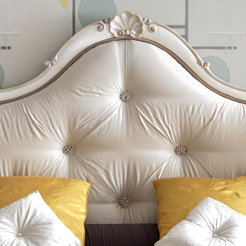 classic-style-ornate-button-upholstered-bed - Image 3