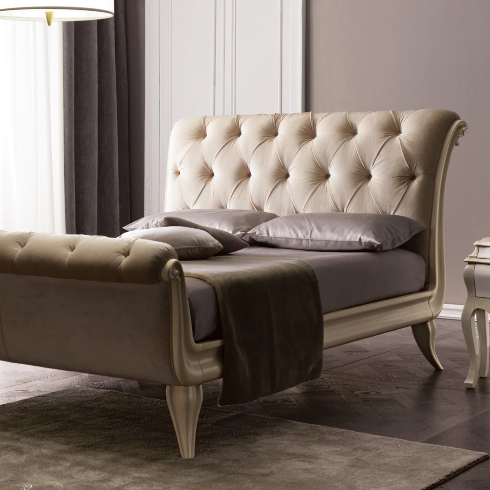 modern-button-upholstered-sleigh-bed - Image 4