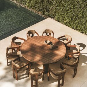 round-table-set-wood-and-10-garden-chairs-in-rattan