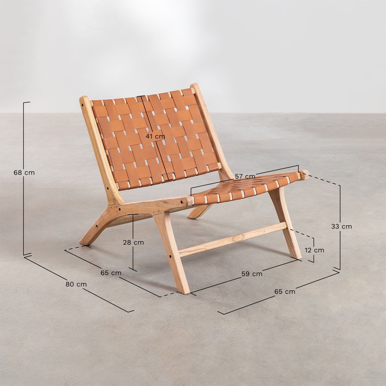 zaid-braided-leather-wood-accent-chair - Image 5