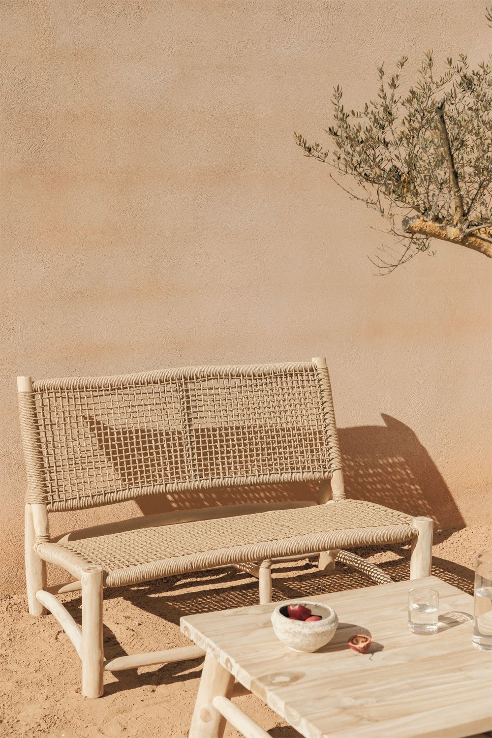 2-Seater Garden Sofa Set - Image 6