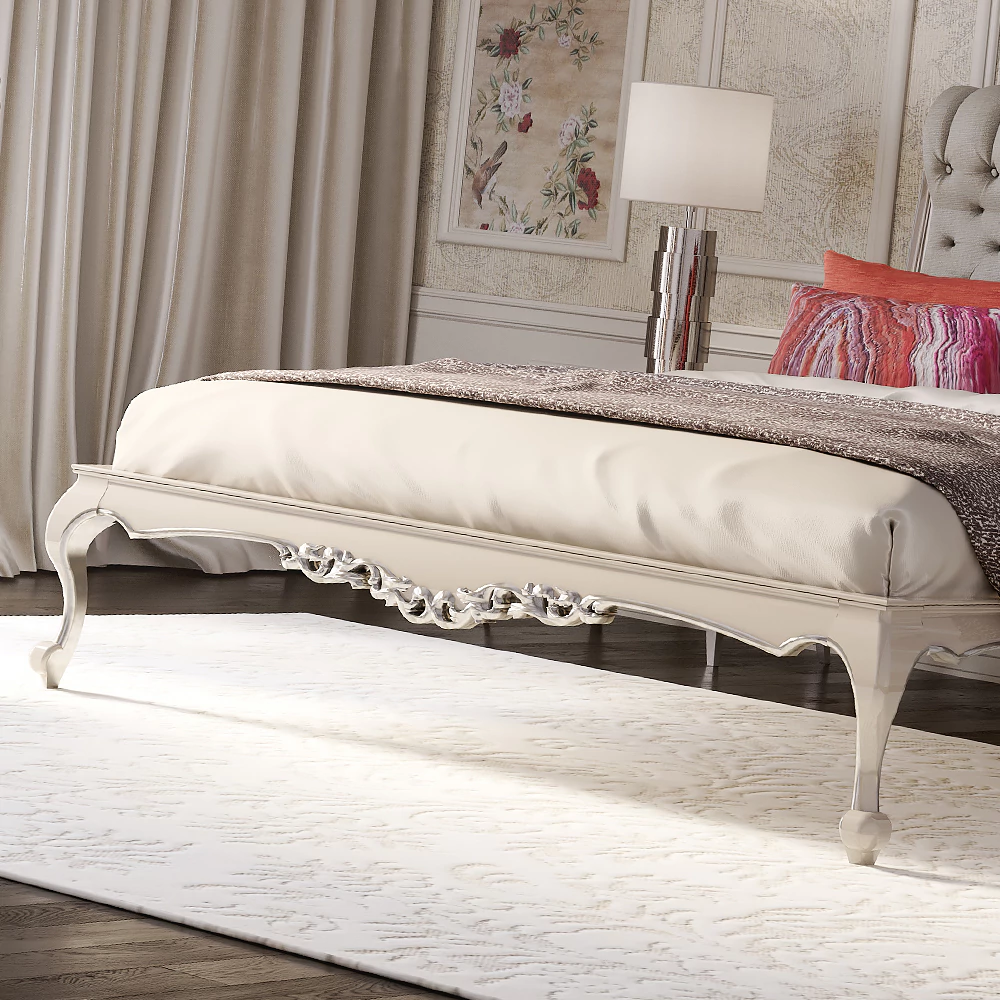 Modern Luxury King Size Bed with NightStand - Image 3