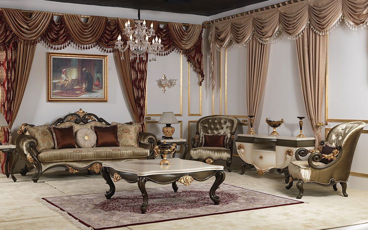 Exclusive Wooden Sofa Set - Image 2