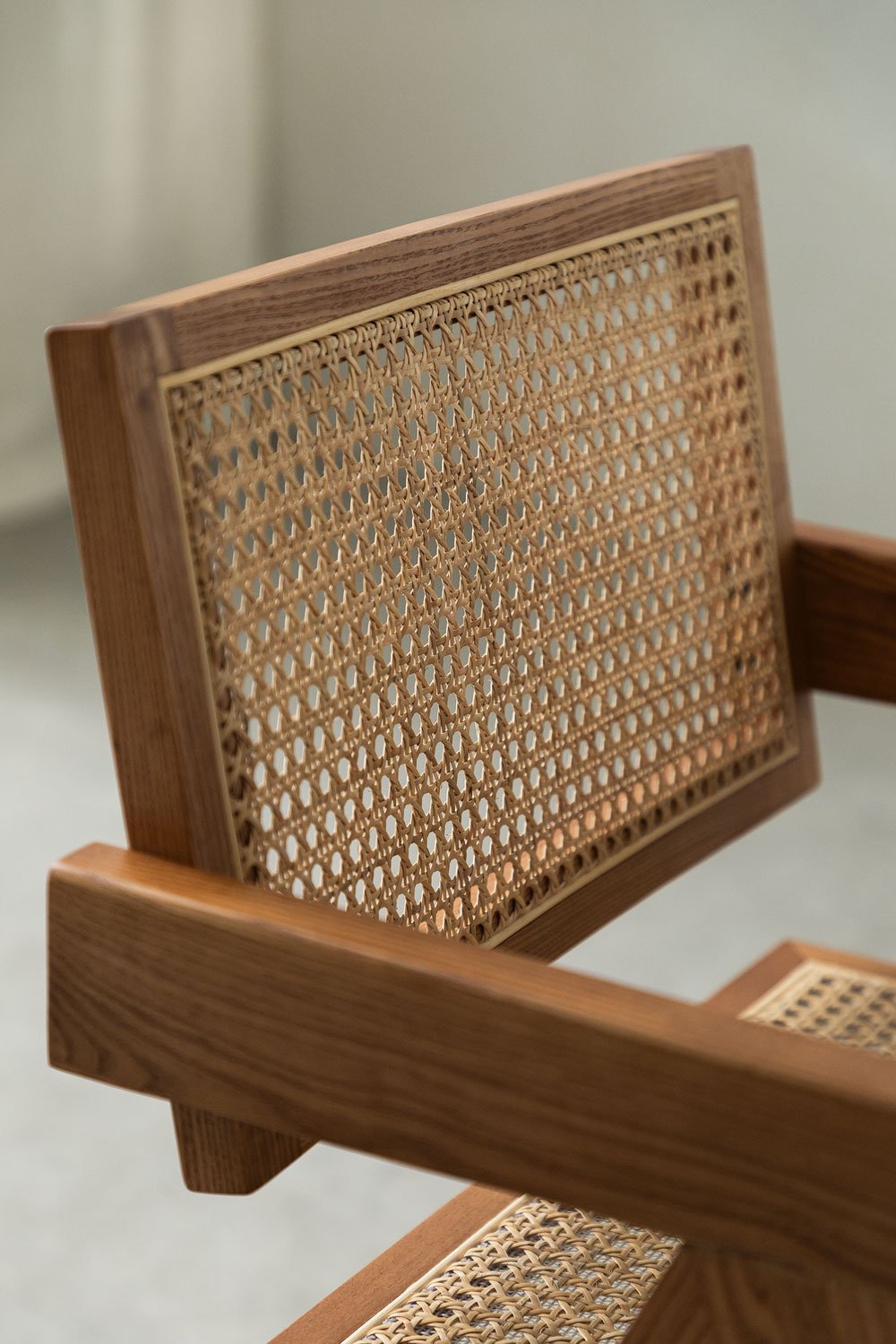 Chandigarh Rattan Arm Chair